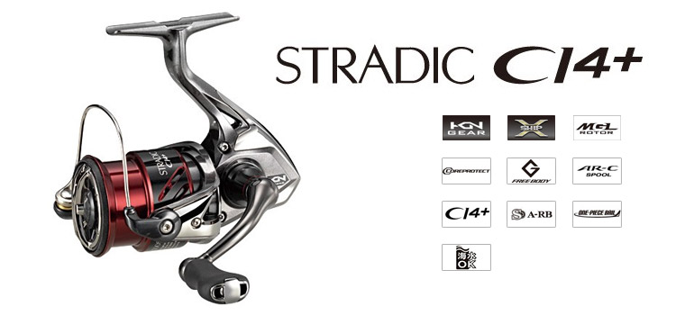 Shimano spinning reel Stradic C14 RA rear drag