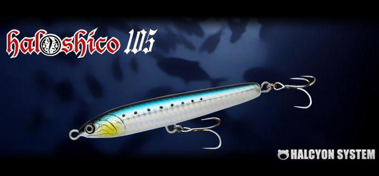 Floating / Sinking Pencil Halshico 105 from Halcyon System - New Colours  Available - Japan Fishing and Tackle News