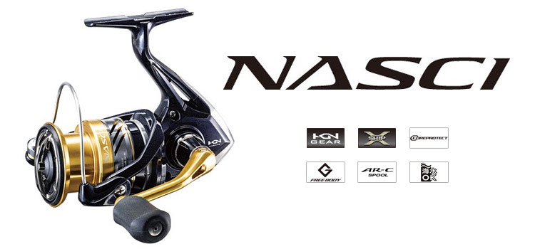 Shimano 16 NASCI 2500-HGS Spinning Reel 