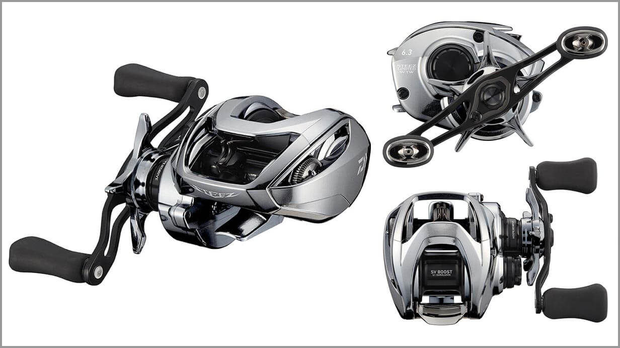 Top Of Baitcaster Reel - 21 STEEZ LTD SV TW is a Flag Ship Reel of DAIWA -  Japan Fishing and Tackle News